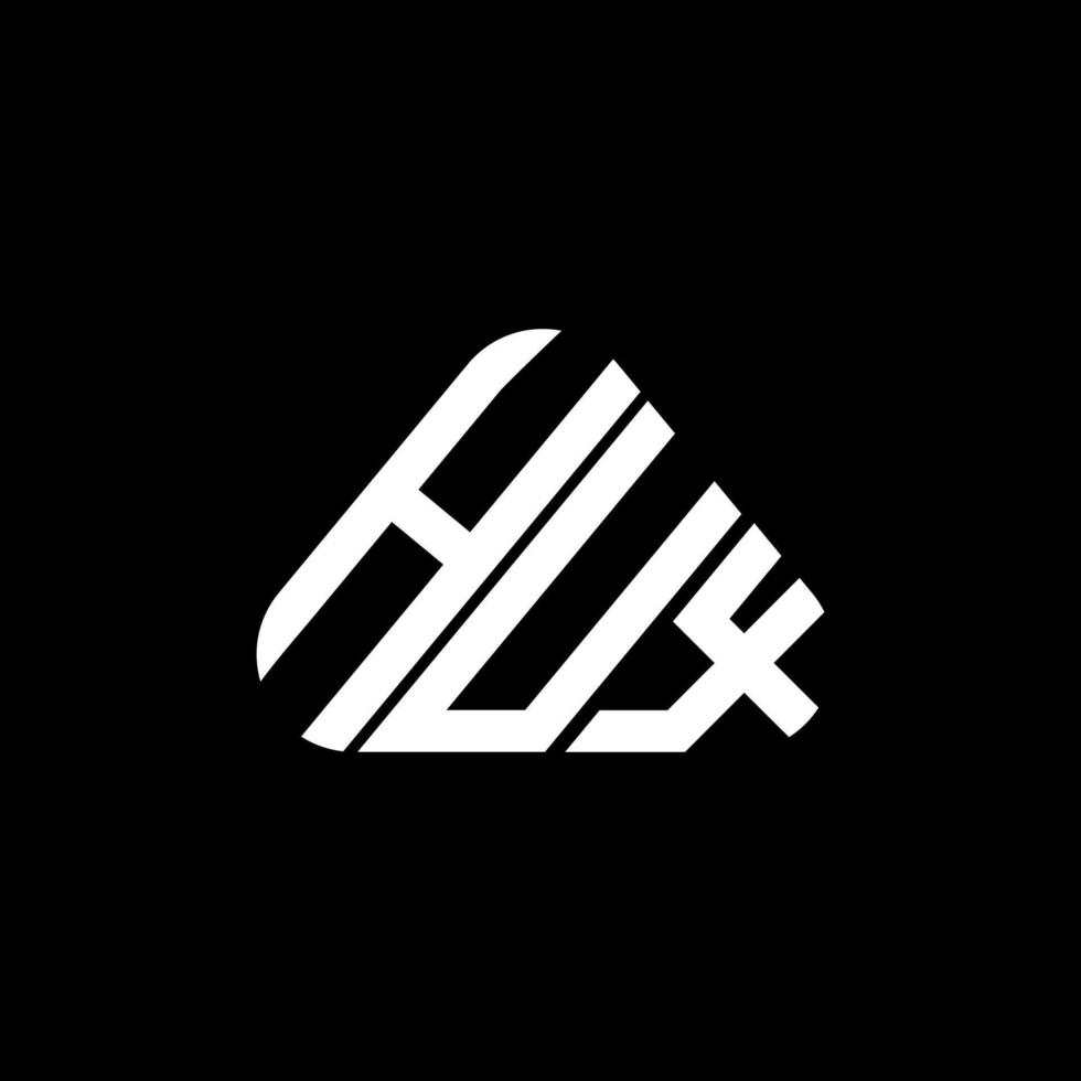 diseño creativo del logotipo de la letra hux con gráfico vectorial, logotipo simple y moderno de hux. vector