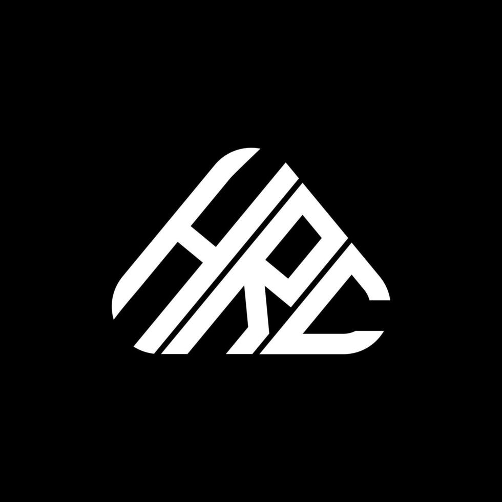 diseño creativo del logotipo de la letra hrc con gráfico vectorial, logotipo simple y moderno de hrc. vector