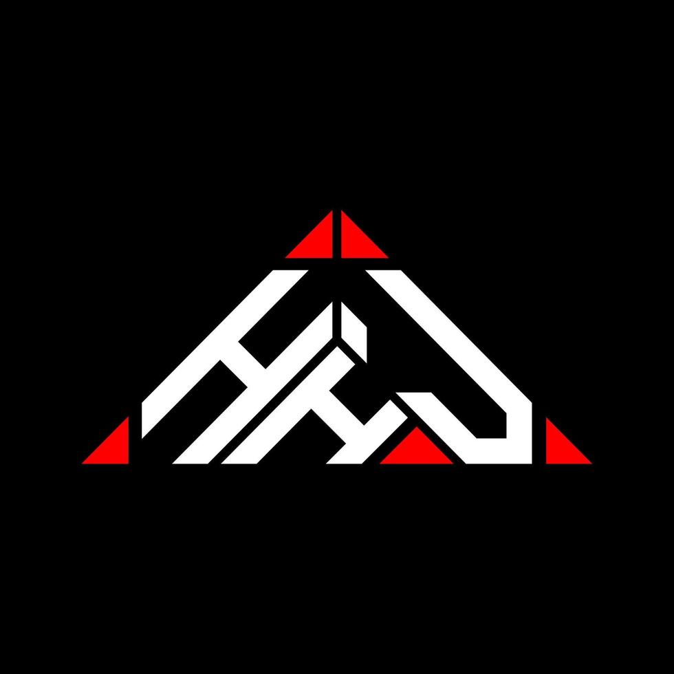 HHJ letter logo creative design with vector graphic, HHJ simple and modern logo.