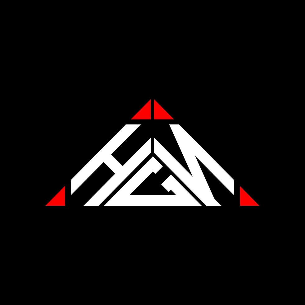 HGN letter logo creative design with vector graphic, HGN simple and ...