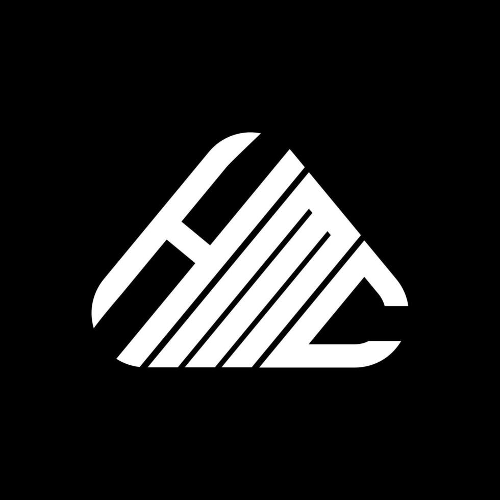 diseño creativo del logotipo de la letra hmc con gráfico vectorial, logotipo simple y moderno de hmc. vector