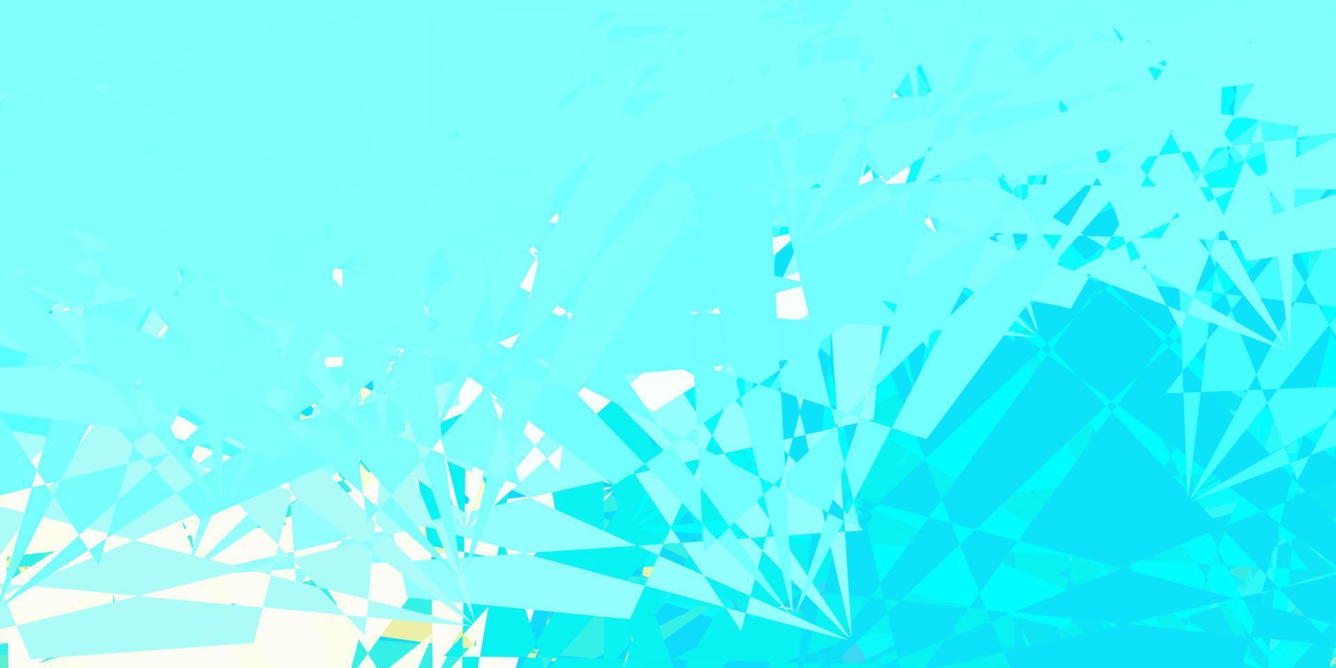 Light Blue, Yellow vector background with triangles.