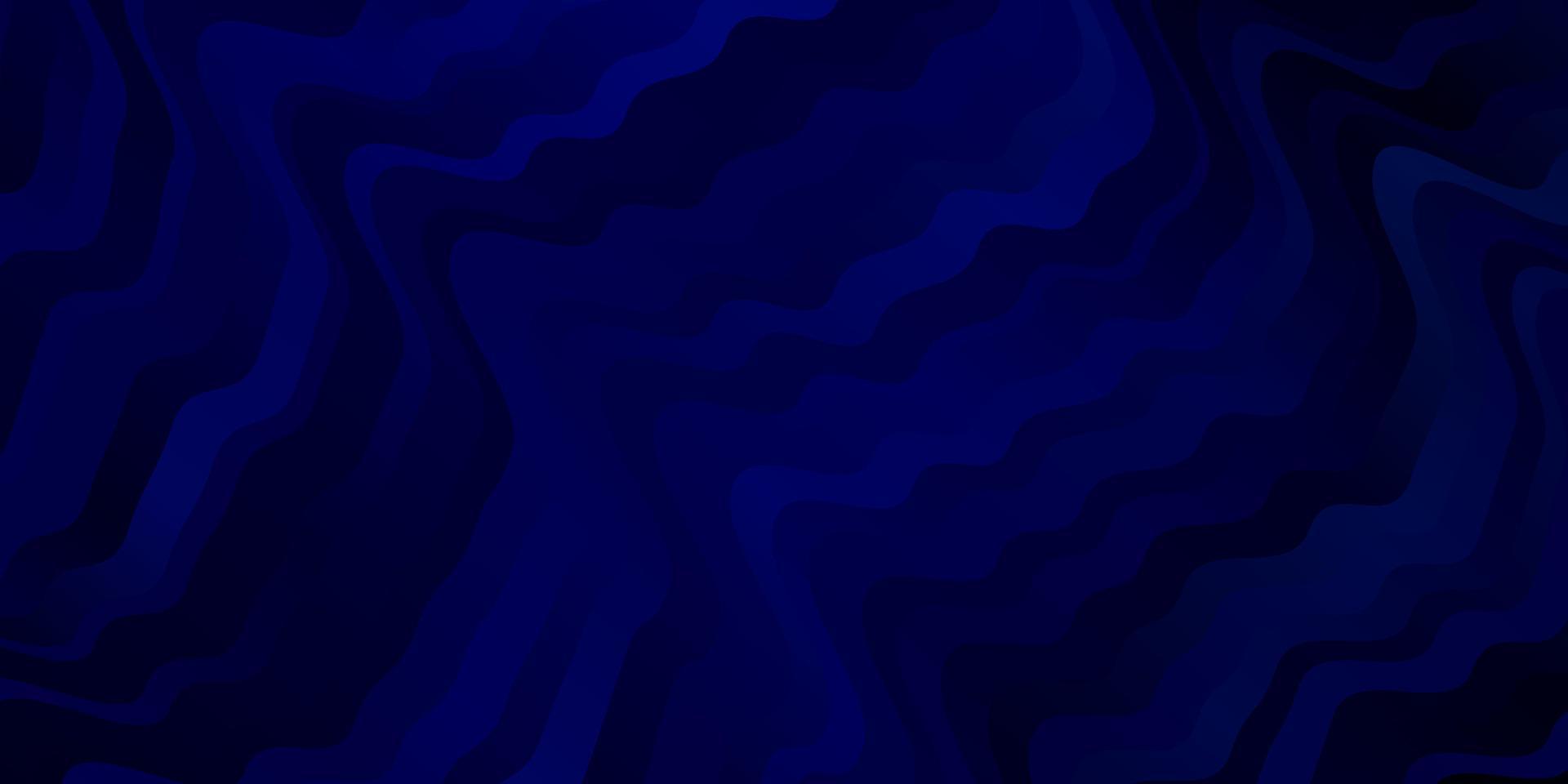 Dark BLUE vector template with wry lines.