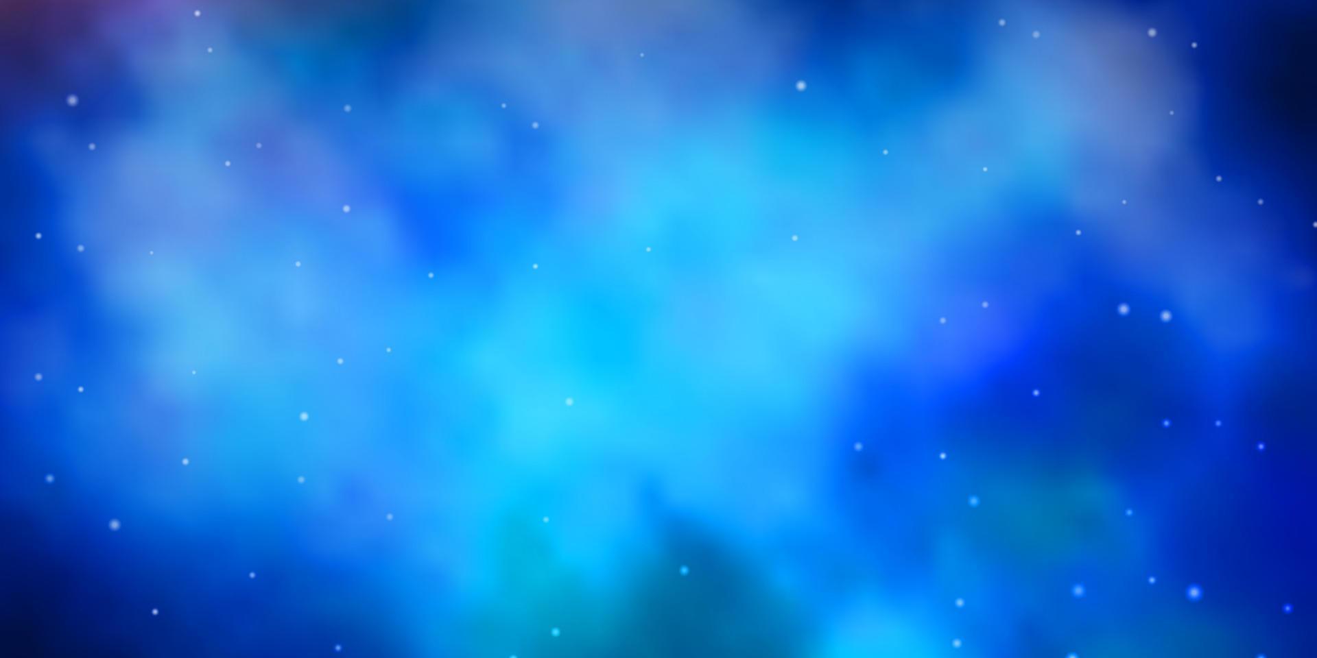 Dark BLUE vector layout with bright stars.