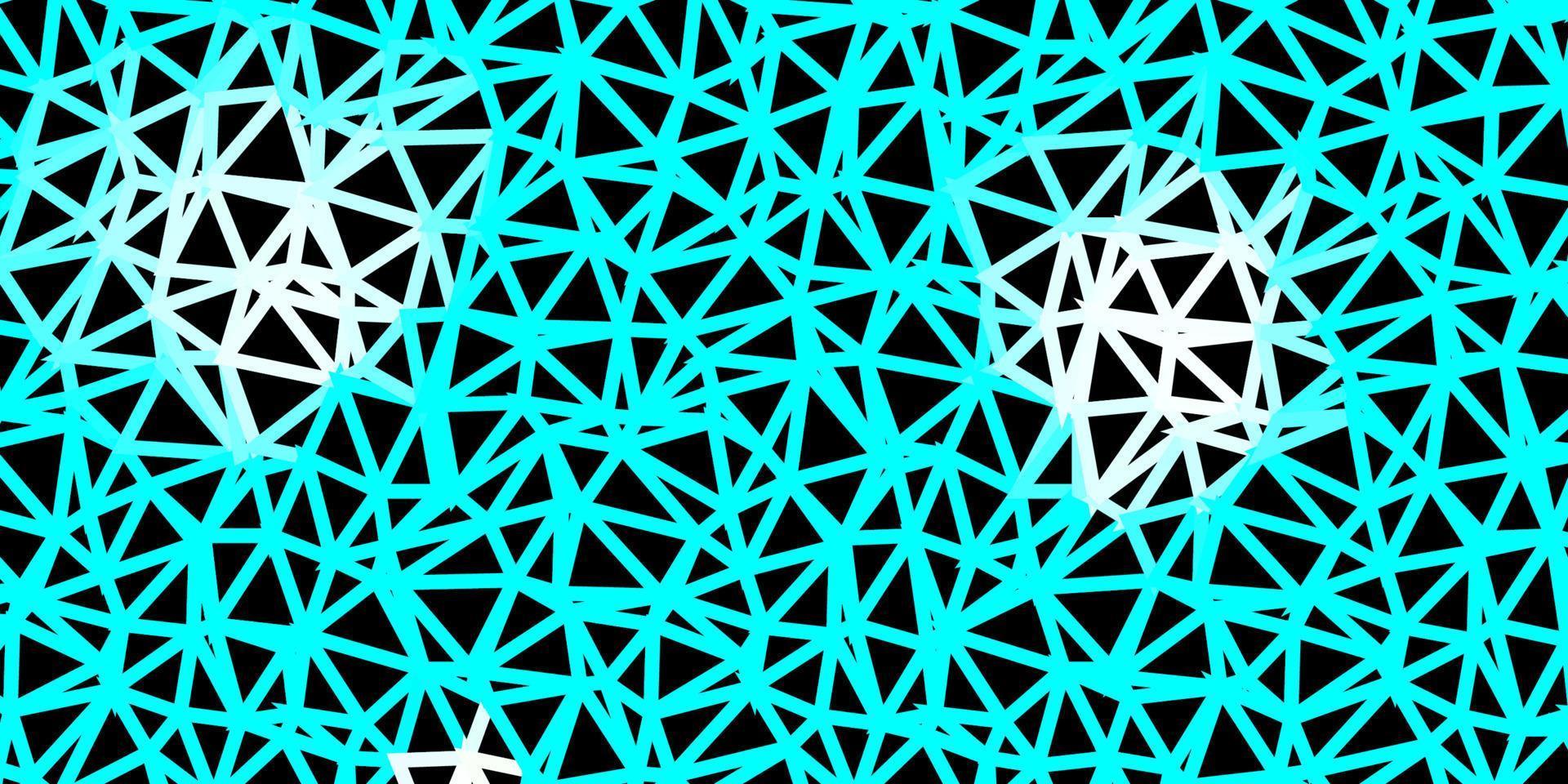 Light blue, green vector gradient polygon wallpaper.