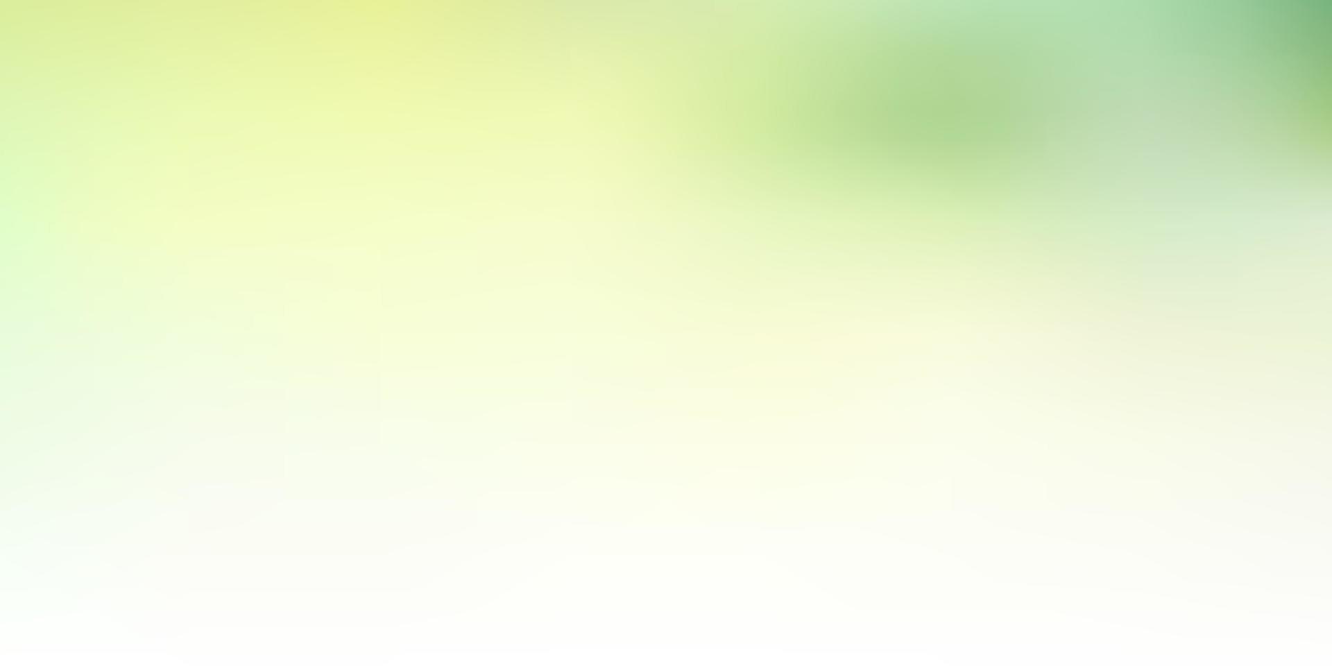 Light green, yellow vector gradient blur texture.