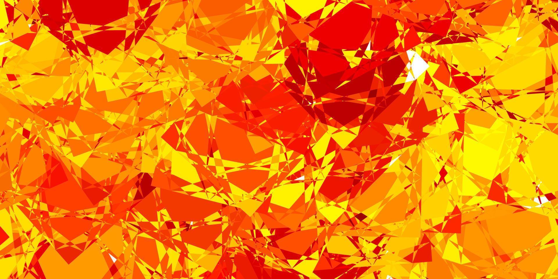 Light Yellow vector layout with triangle forms.
