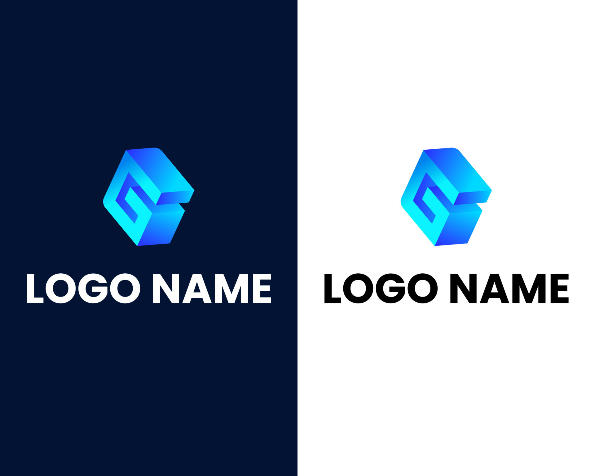 letter g 3d modern business logo design template design template ...