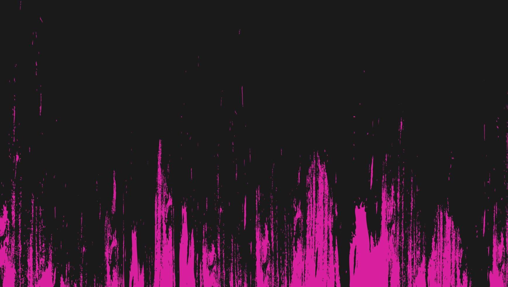 textura grunge rosa dinámica abstracta en fondo negro vector