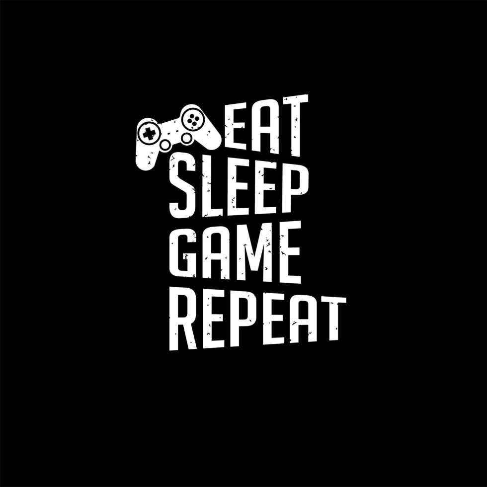 eat, sleep, game Repeat Vector Design 14856647 Vector Art at Vecteezy