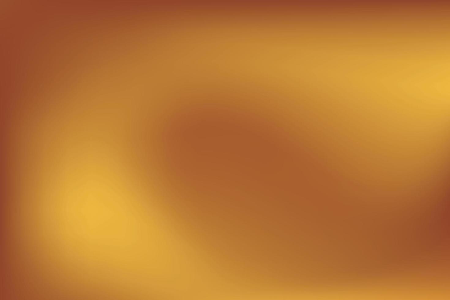 Gold abstract blurred gradient background. Vector illustration.