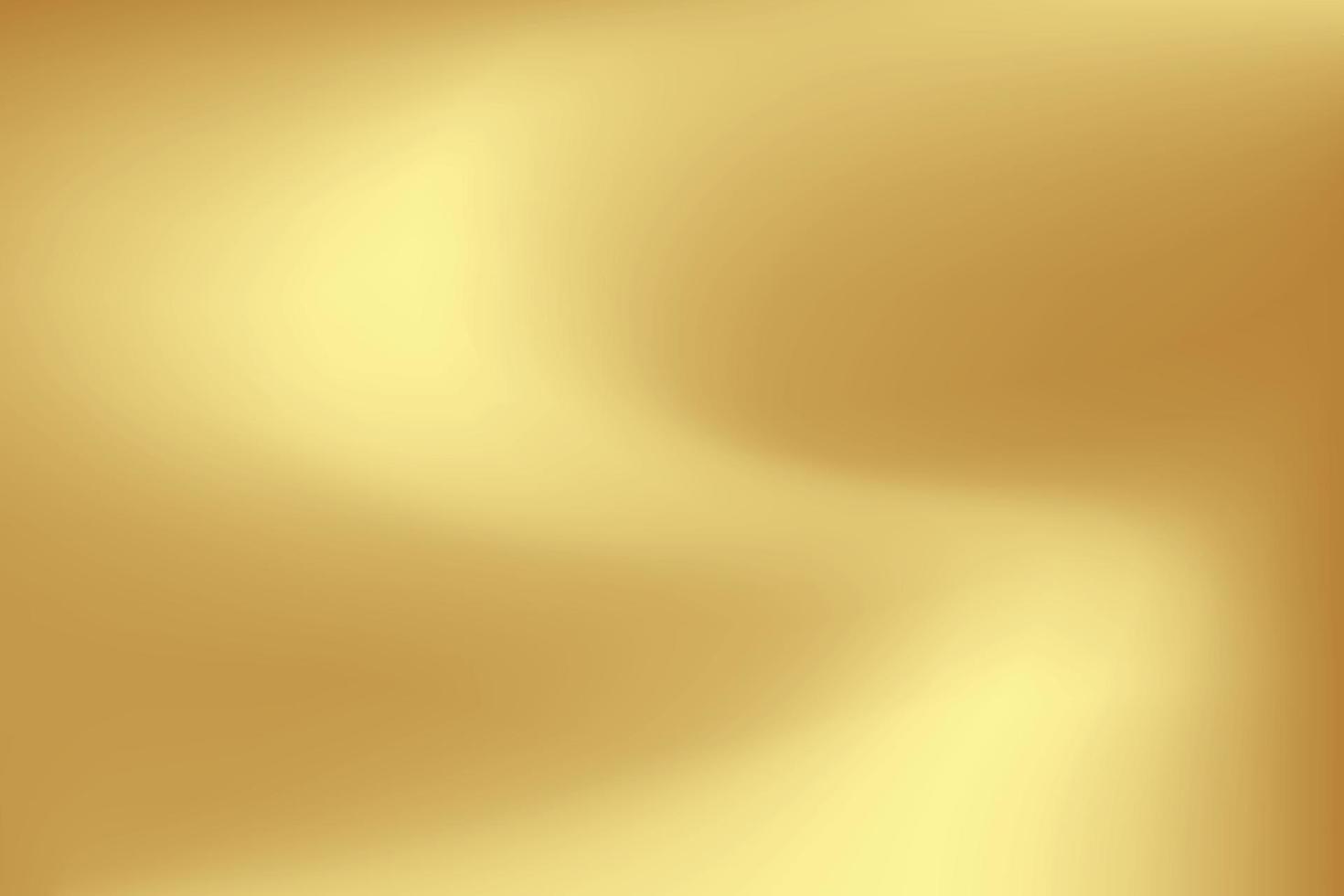 Gold abstract blurred gradient background. Vector illustration.