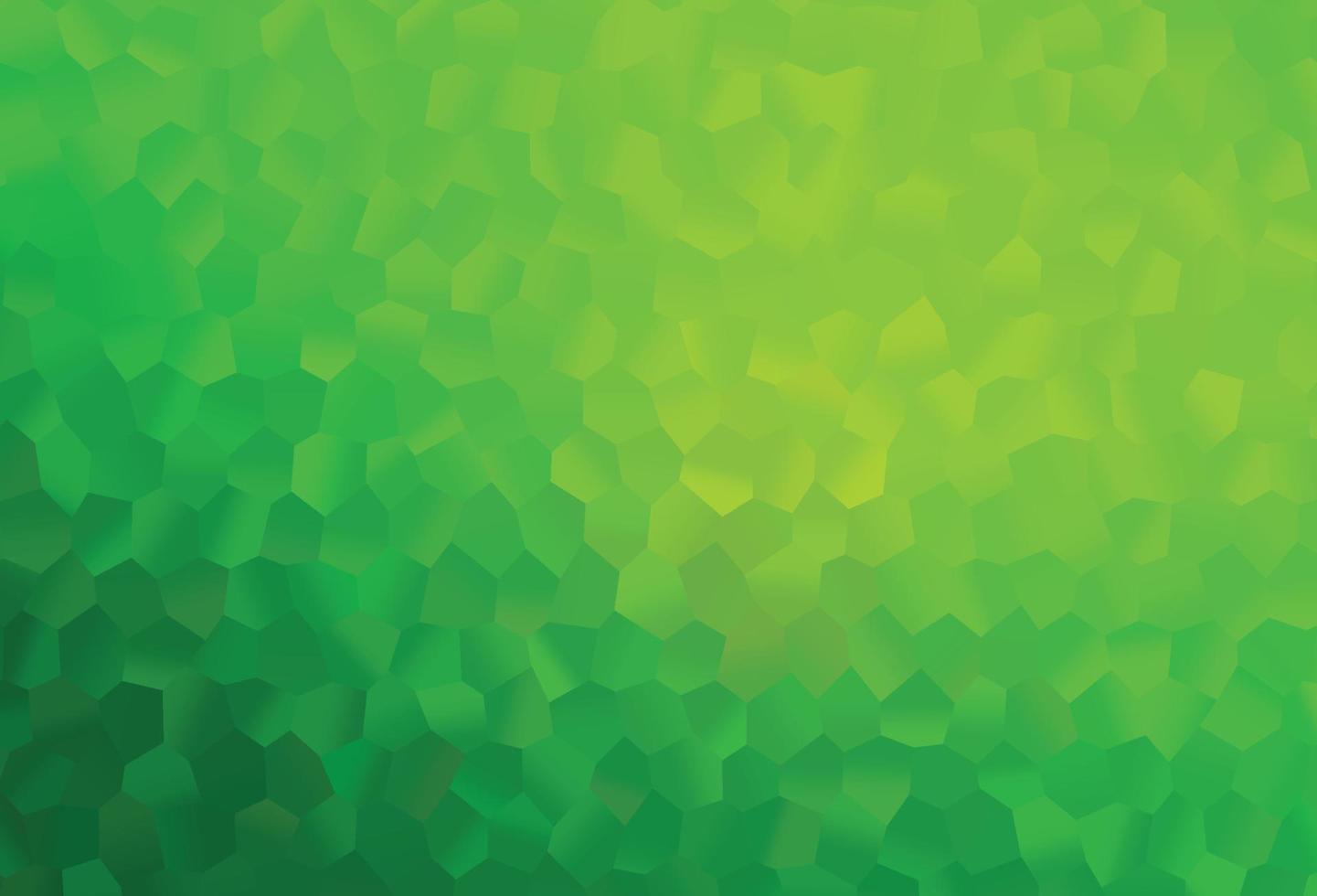 Light Green vector template in hexagonal style.