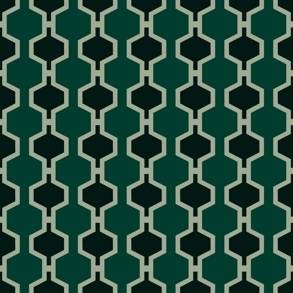 seamless geometric pattern with green color for wrapping paper in solid style vector