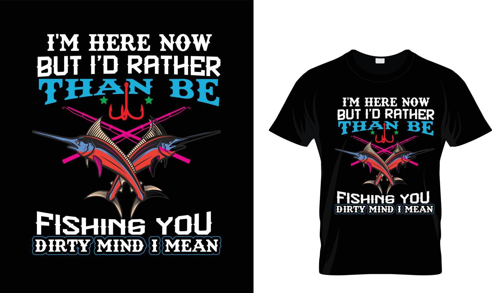 vector libre de diseño de camiseta de pesca