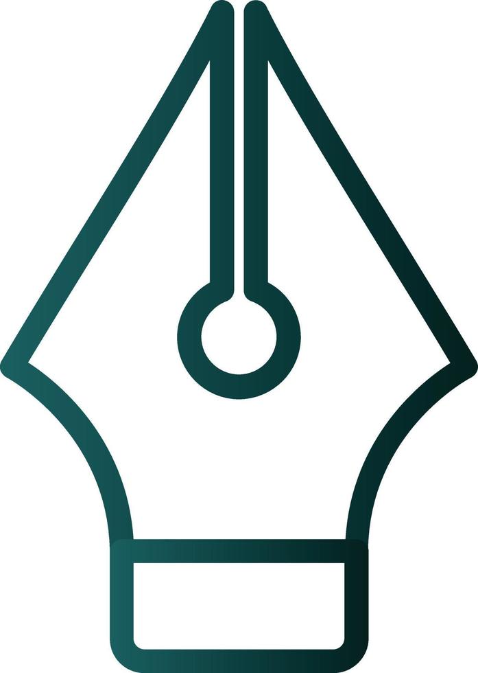 Pen Nib Vector Icon Design
