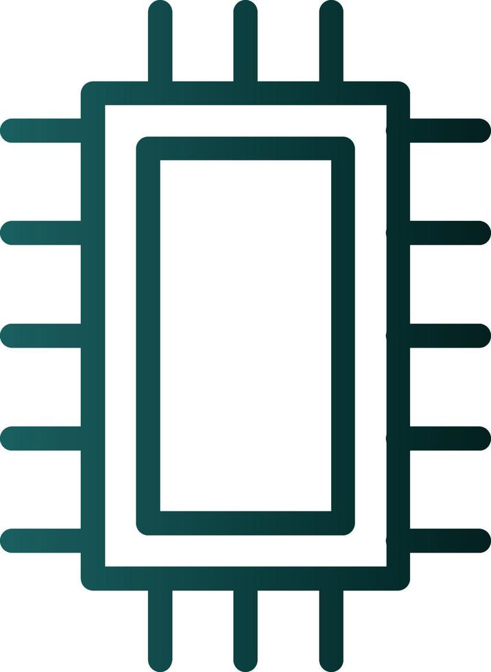 Microchip Vector Icon Design