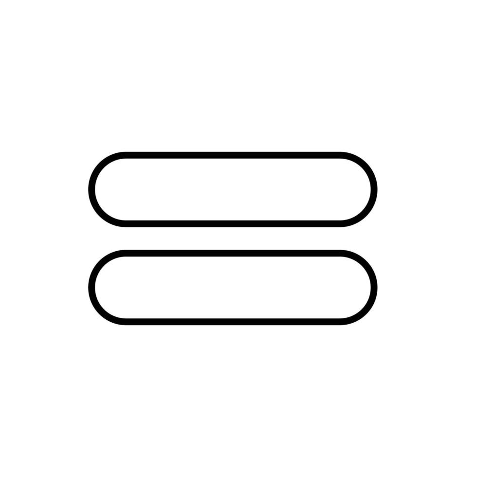 Equal Vector icon