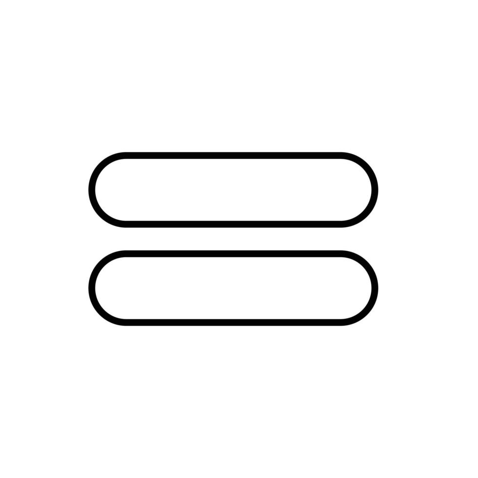 Equal Vector icon