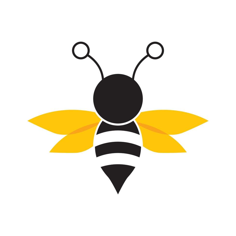 Bee logo images vector