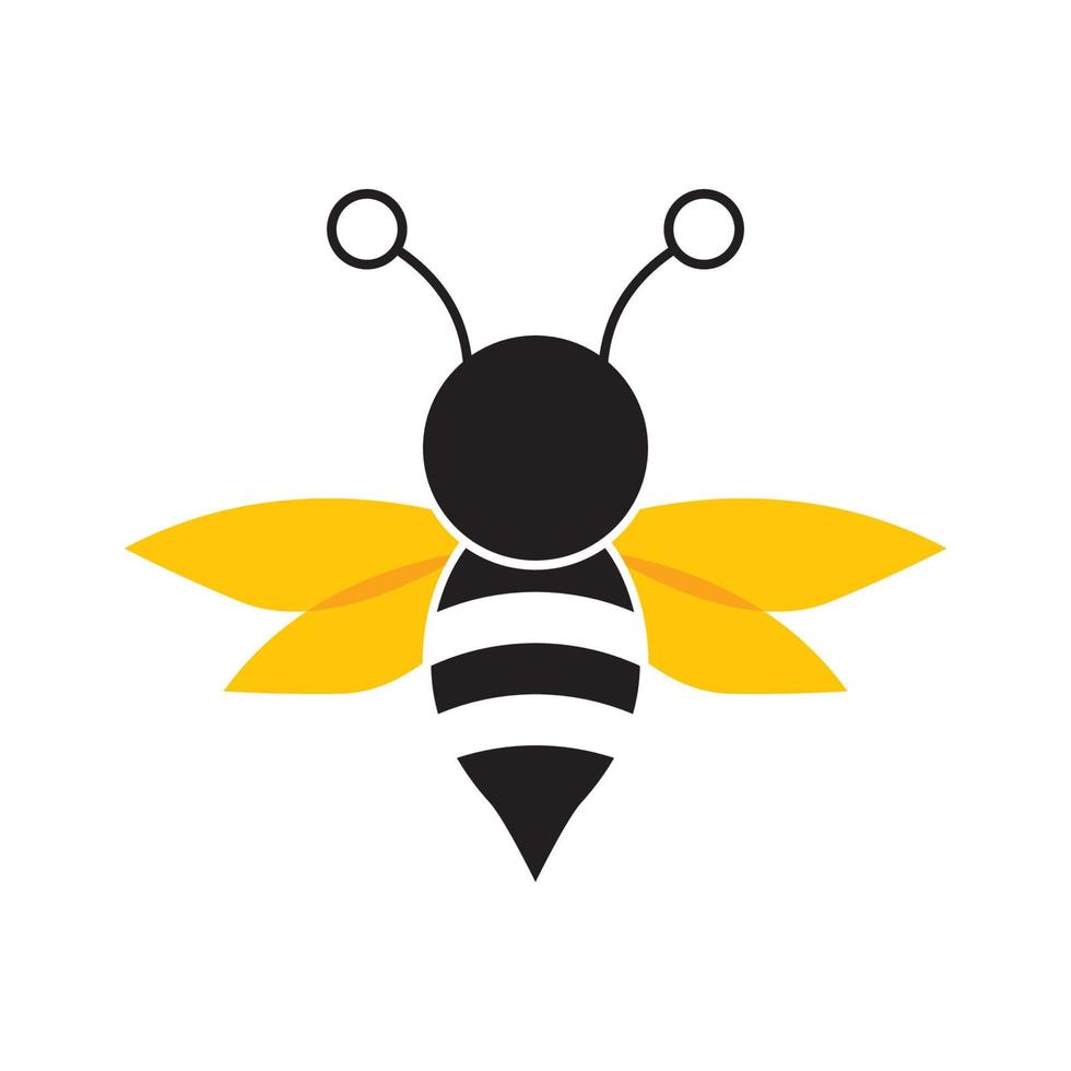 Bee logo images vector