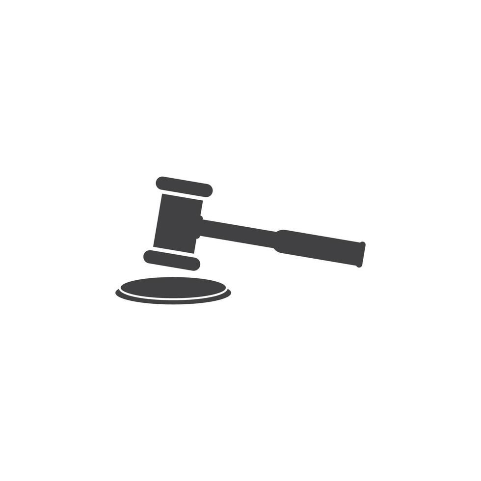 Judge logo vector icon