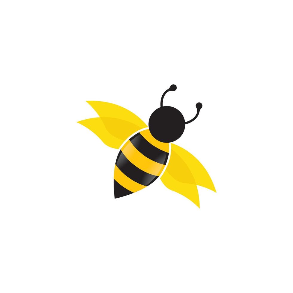 Bee logo images vector