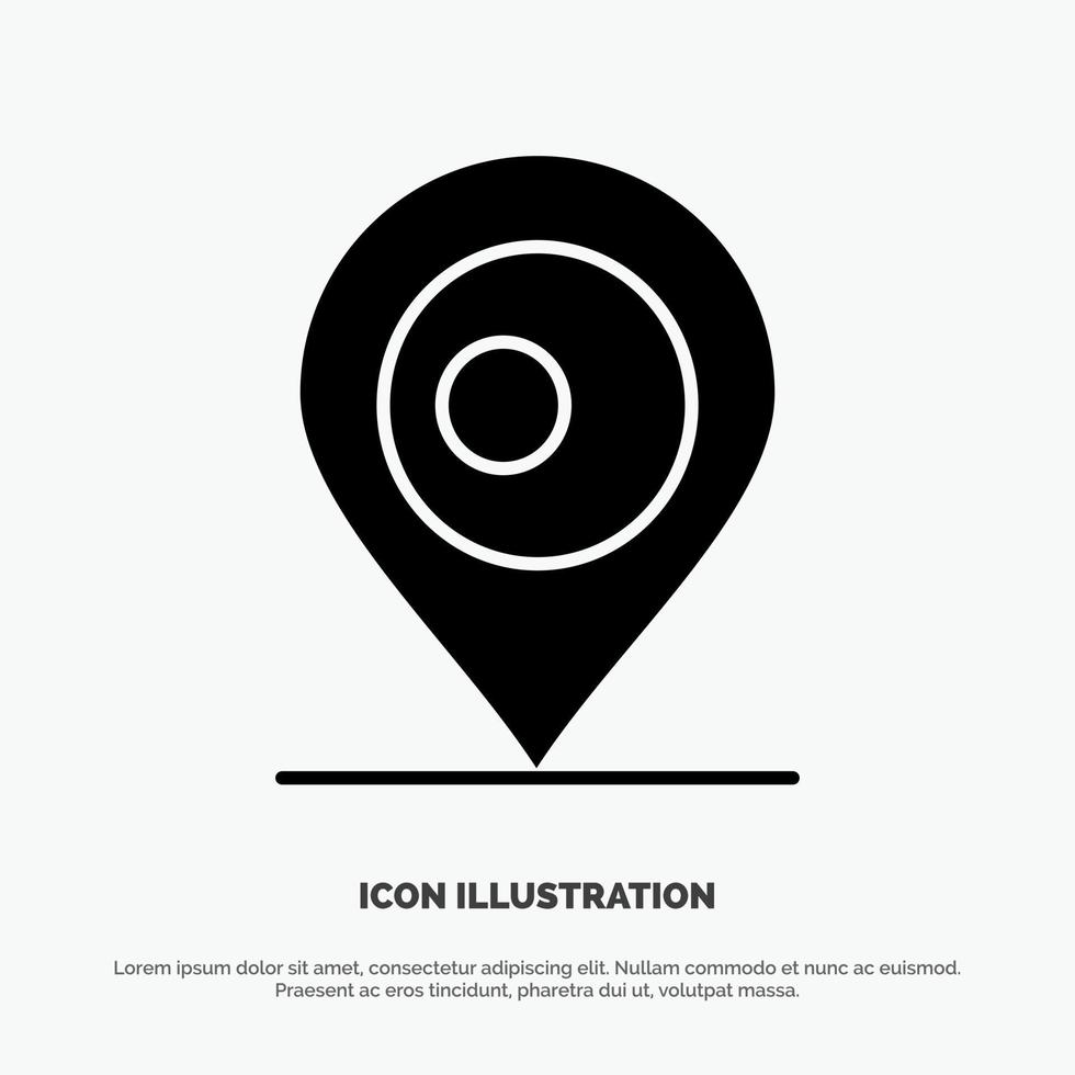 Location Map Bangladesh solid Glyph Icon vector
