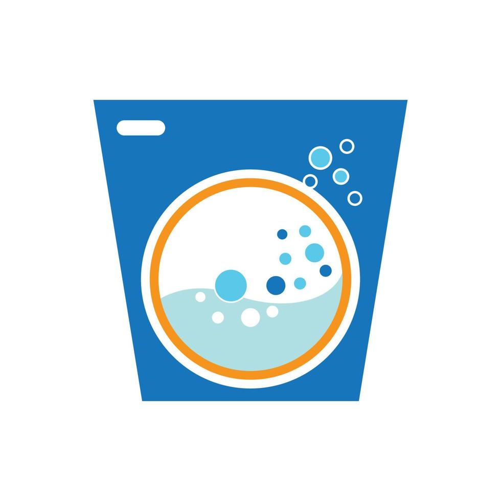 Laundry logo images illustration vector