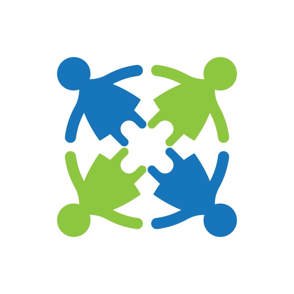 Teamwork logo images vector
