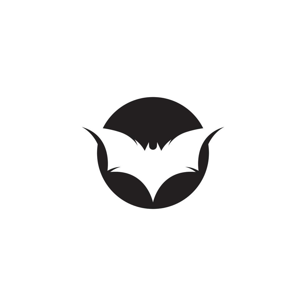 Bat logo template vector icon illustration