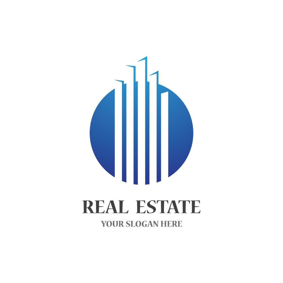 Real estate logo icon illustration vector