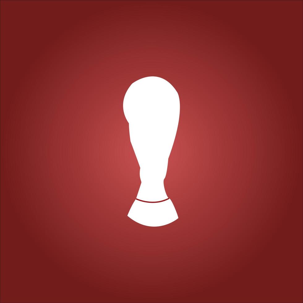Football World Cup 2022 Qatar vector, Red background vector