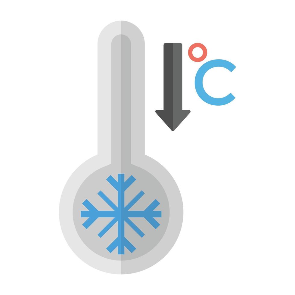 Trendy Low Temperature vector