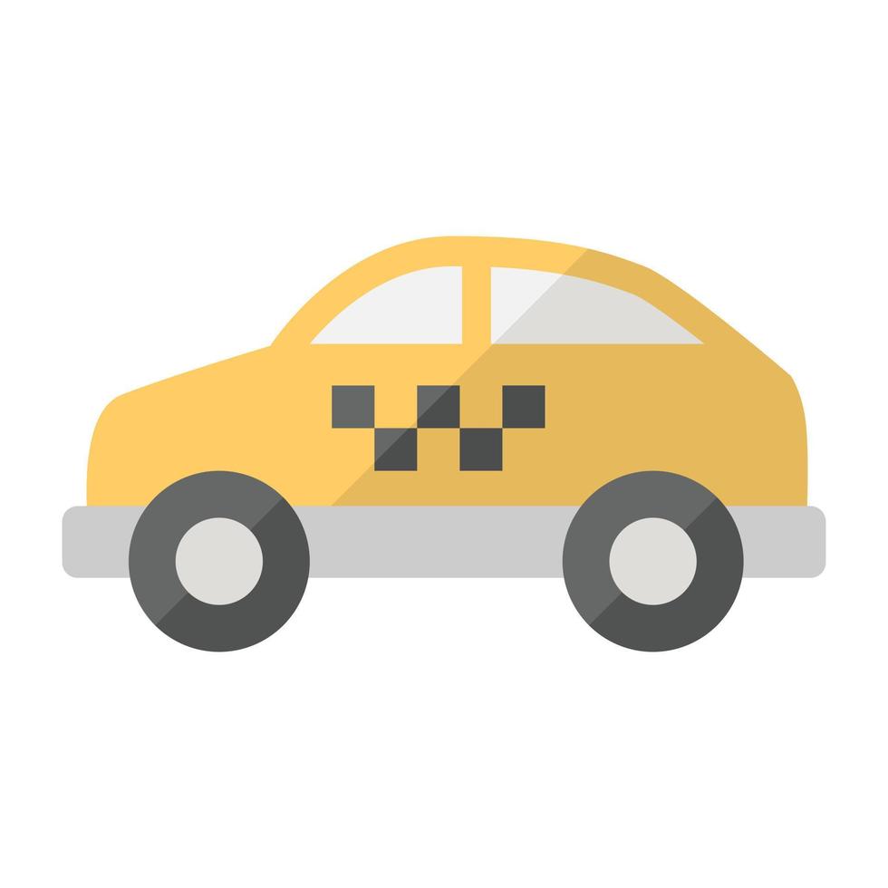 Trendy Taxi Concepts vector