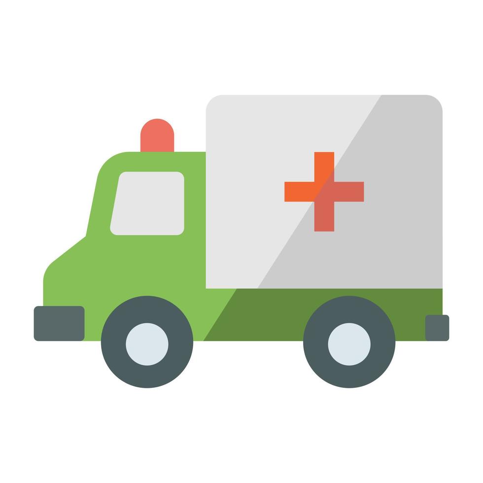 Trendy Ambulance Concepts vector