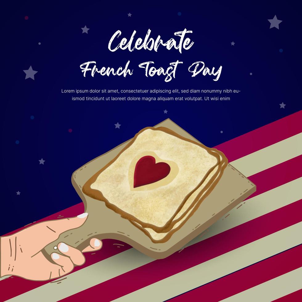Happy French toast day, celebrate national french toast day, november