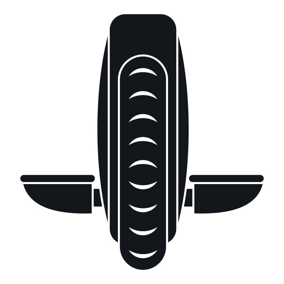 Balance vehicle icon, simple style vector