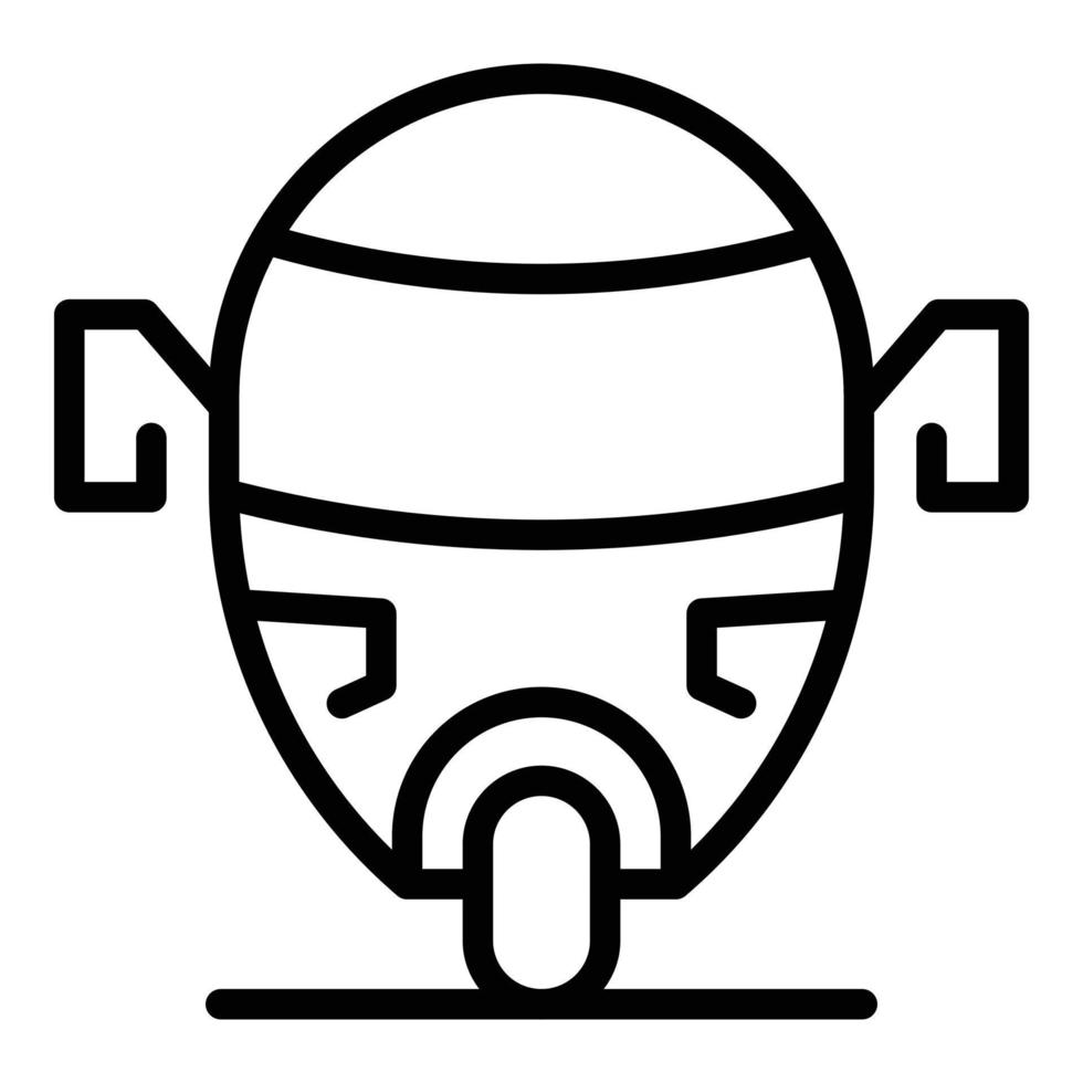 Tuktuk tricycle icon outline vector. Indian bike vector