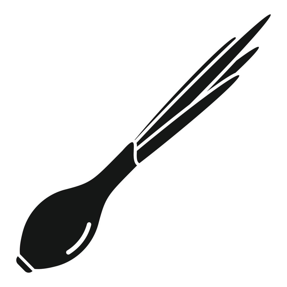 Chive onion icon simple vector. Garlic chinese vector