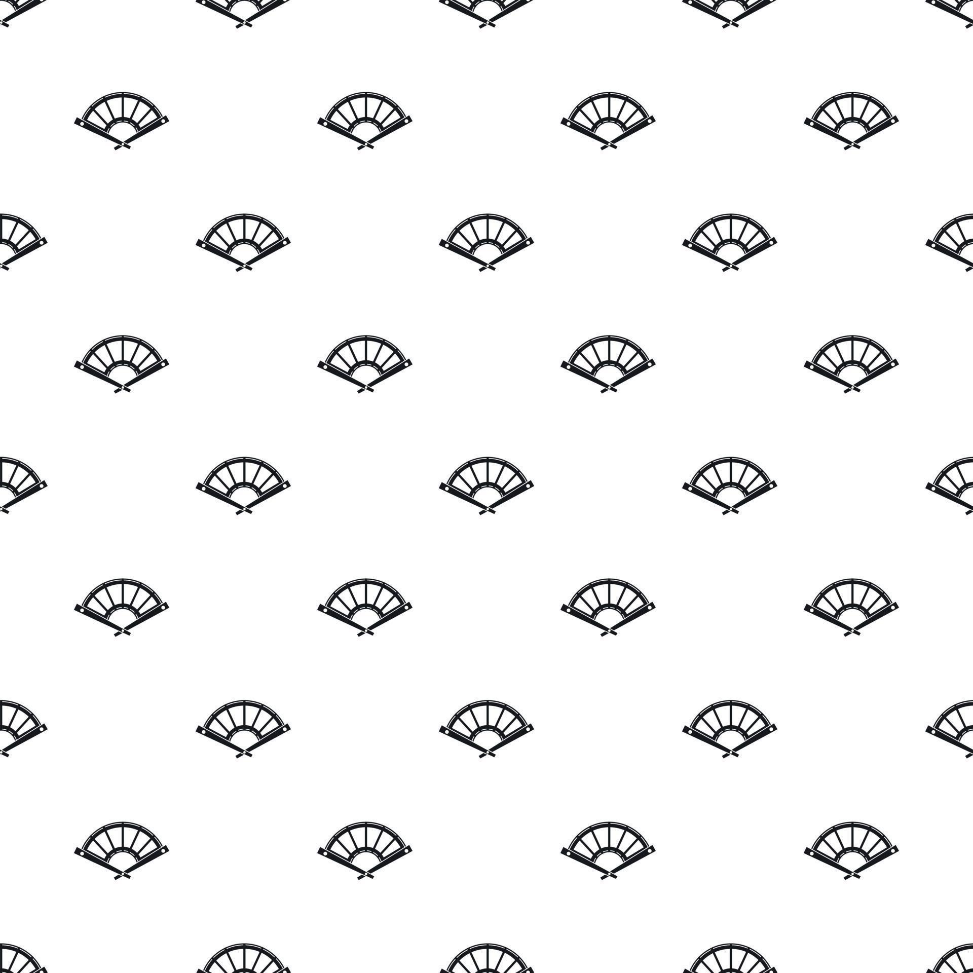 Fan pattern, simple style 14860181 Vector Art at Vecteezy