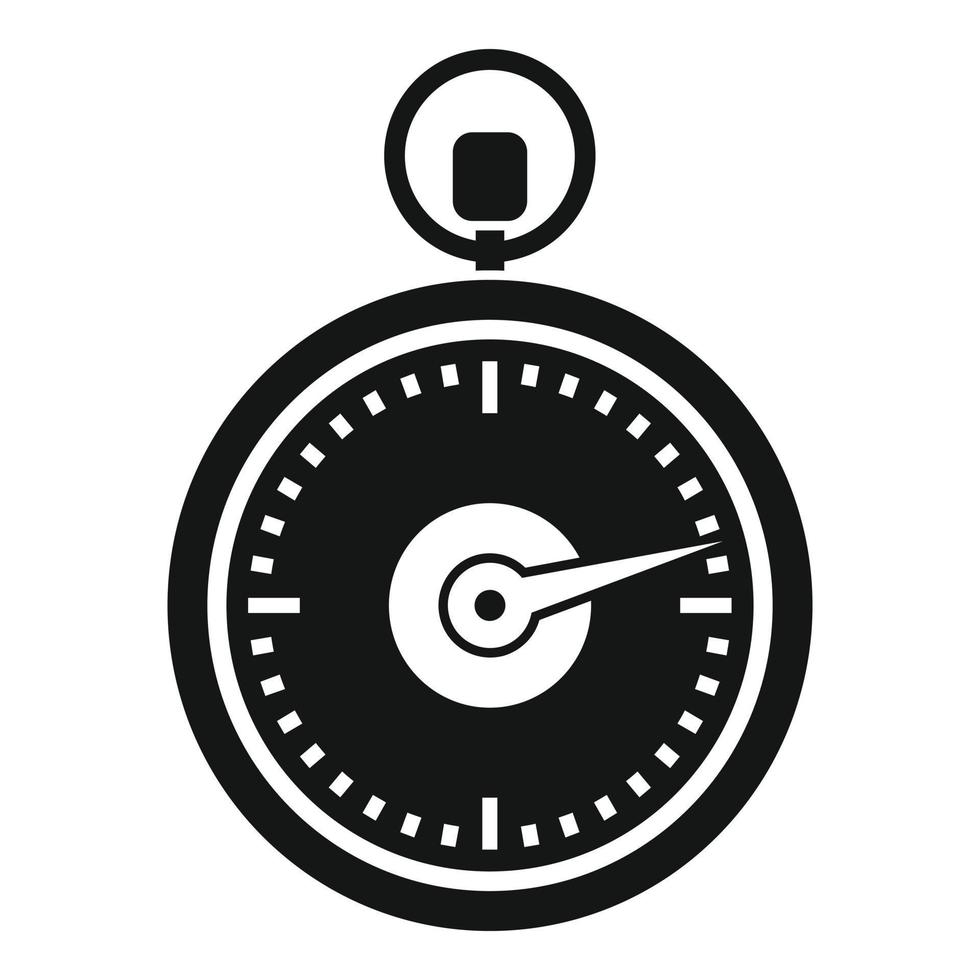 Accurate stopwatch icon simple vector. Watch timer vector