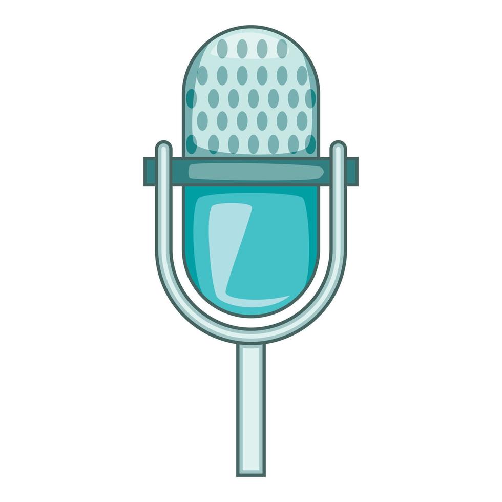 Stage microphone icon, cartoon style 14860246 Vector Art at Vecteezy
