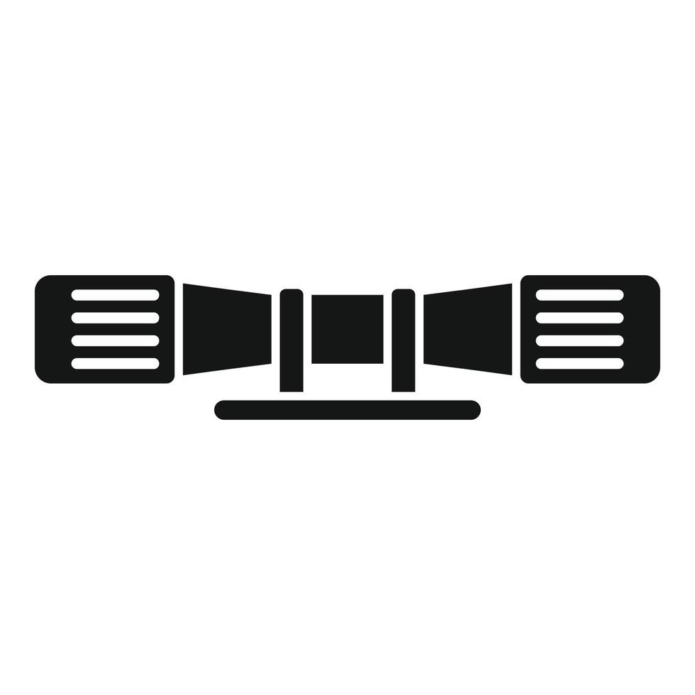 Cross telescopic icon simple vector. Circle sight vector
