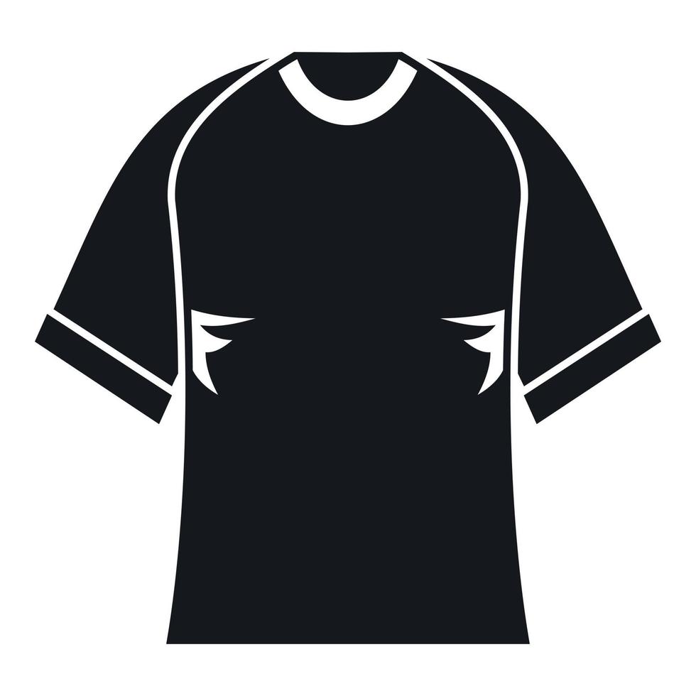 Raglan tshirt icon, simple style vector