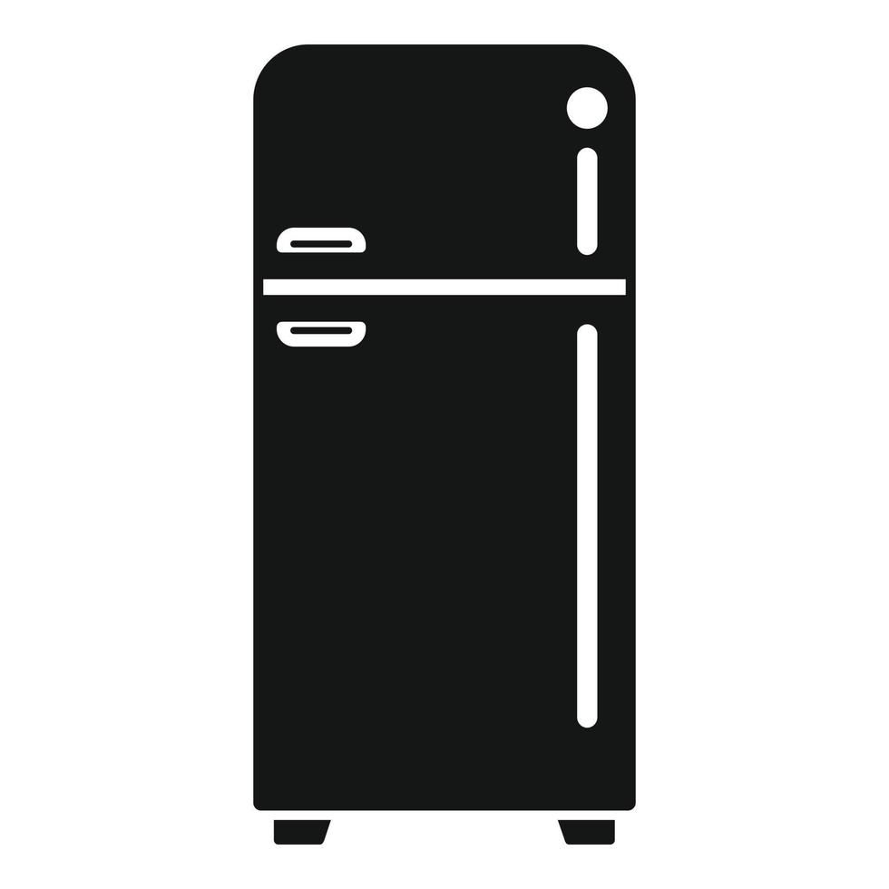 Fridge smart consumption icon simple vector.Money resource vector