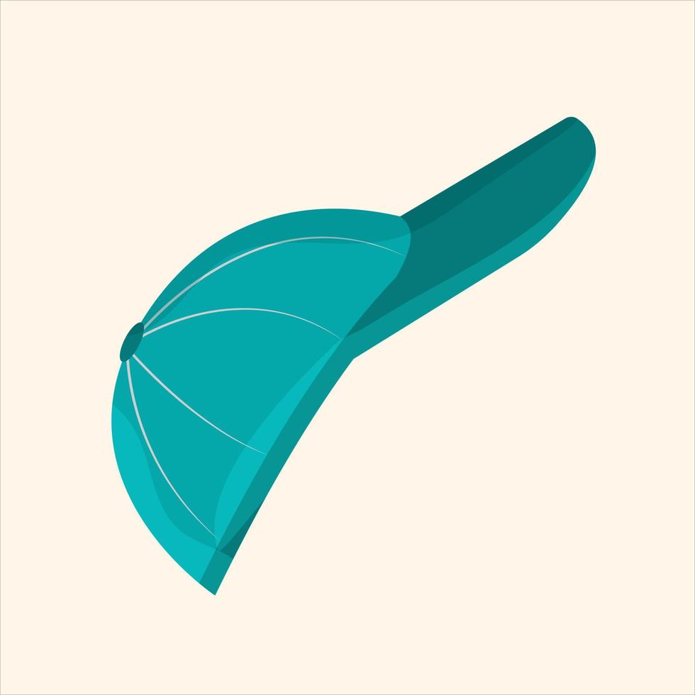 Cap, hat autumn winter. Vector illustration.
