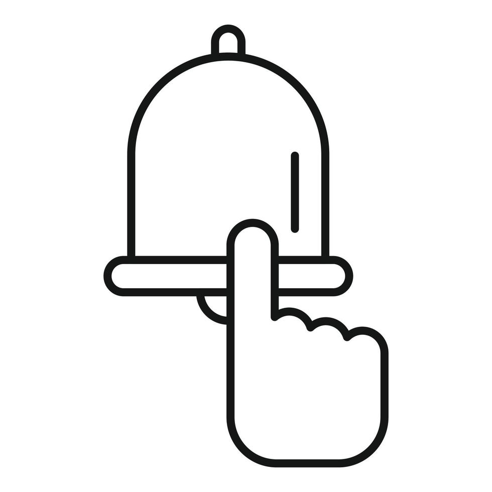 Click subscribe icon outline vector. Notice letter vector