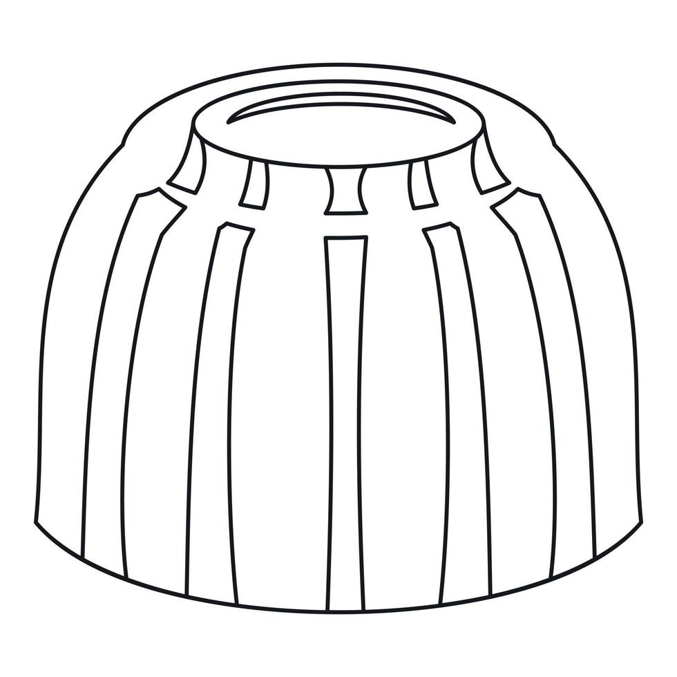 Tasty bakery icon , outline style vector