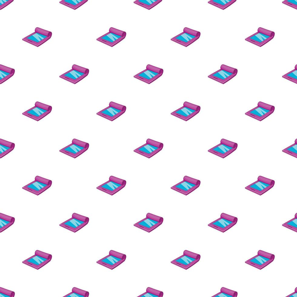 Modern flexible smartphone pattern, cartoon style vector